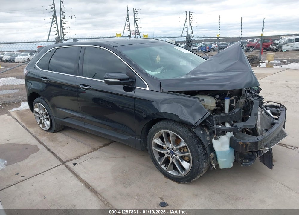 2017 FORD EDGE TITANIUM VIN: 2FMPK3K86HBC36378