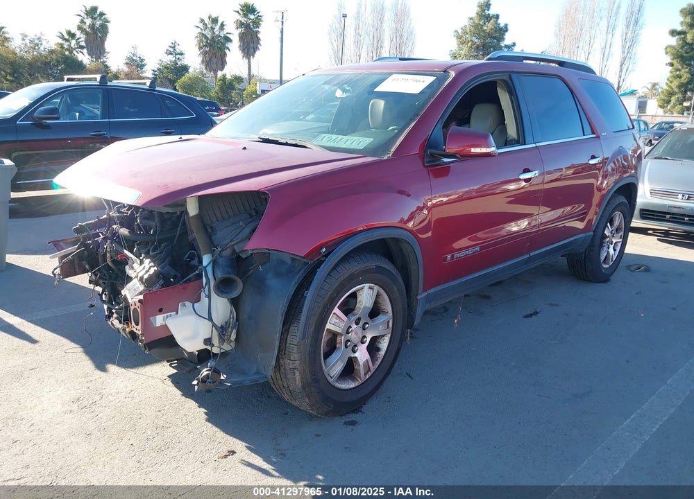 2008 GMC ACADIA SLT-2 VIN: 1GKER337X8J243508