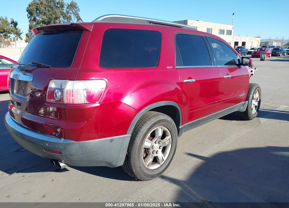 2008 GMC ACADIA SLT-2 VIN: 1GKER337X8J243508