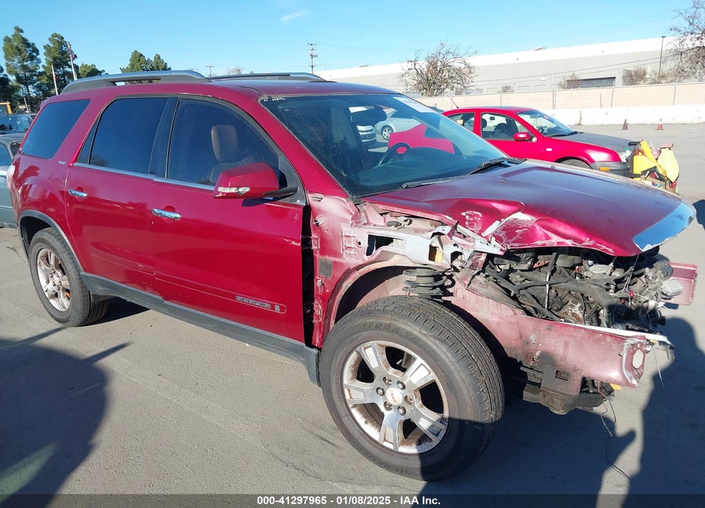 2008 GMC ACADIA SLT-2 VIN: 1GKER337X8J243508