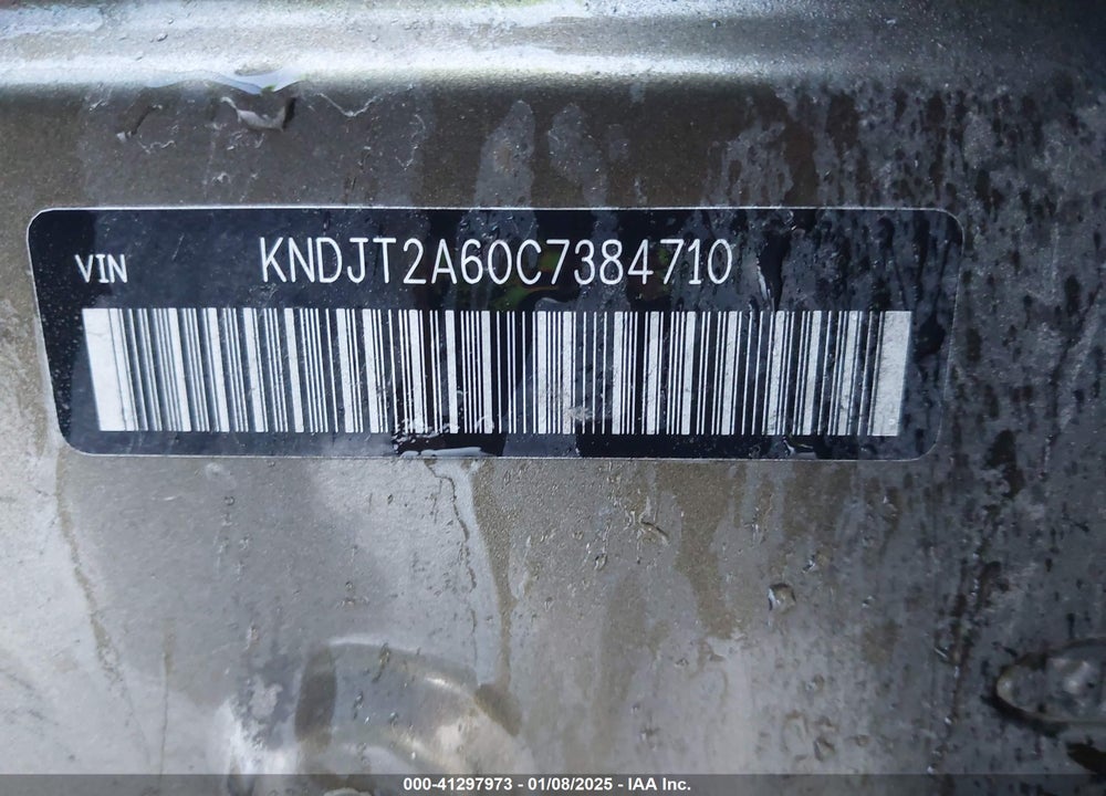 2012 KIA SOUL VIN: KNDJT2A60C7384710