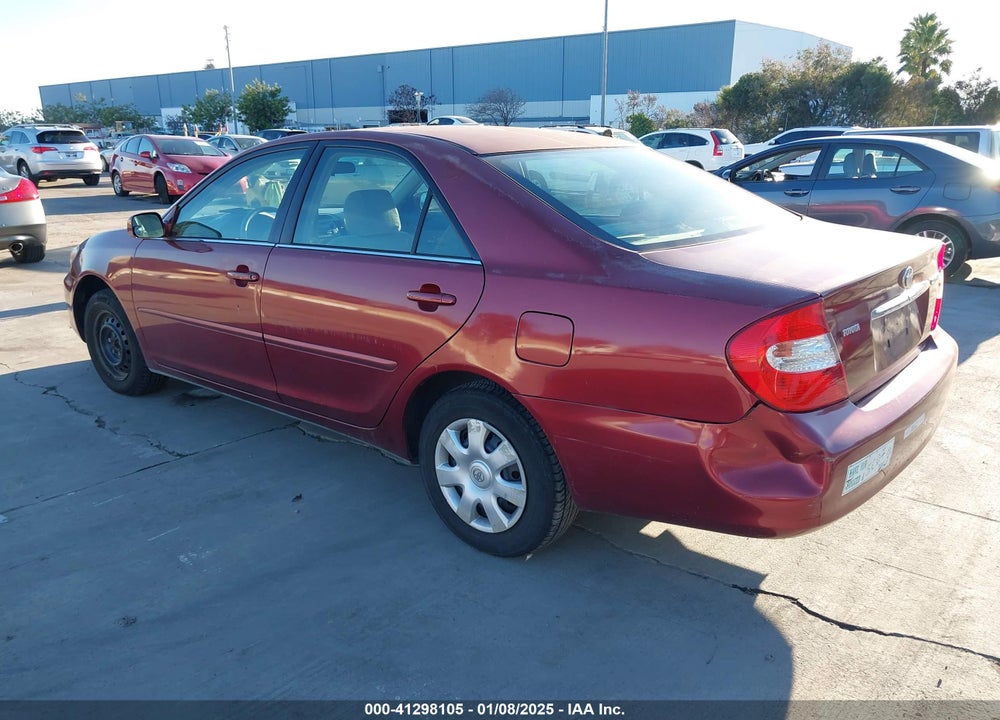 2004 TOYOTA CAMRY LE VIN: 4T1BE30K34U366400