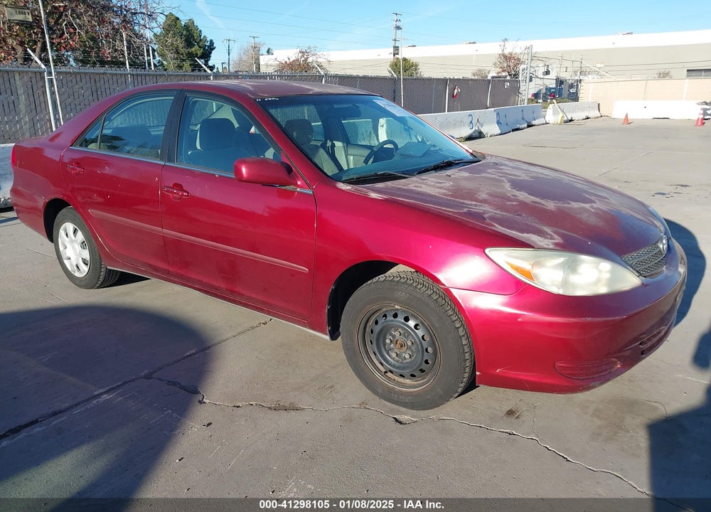 2004 TOYOTA CAMRY LE VIN: 4T1BE30K34U366400