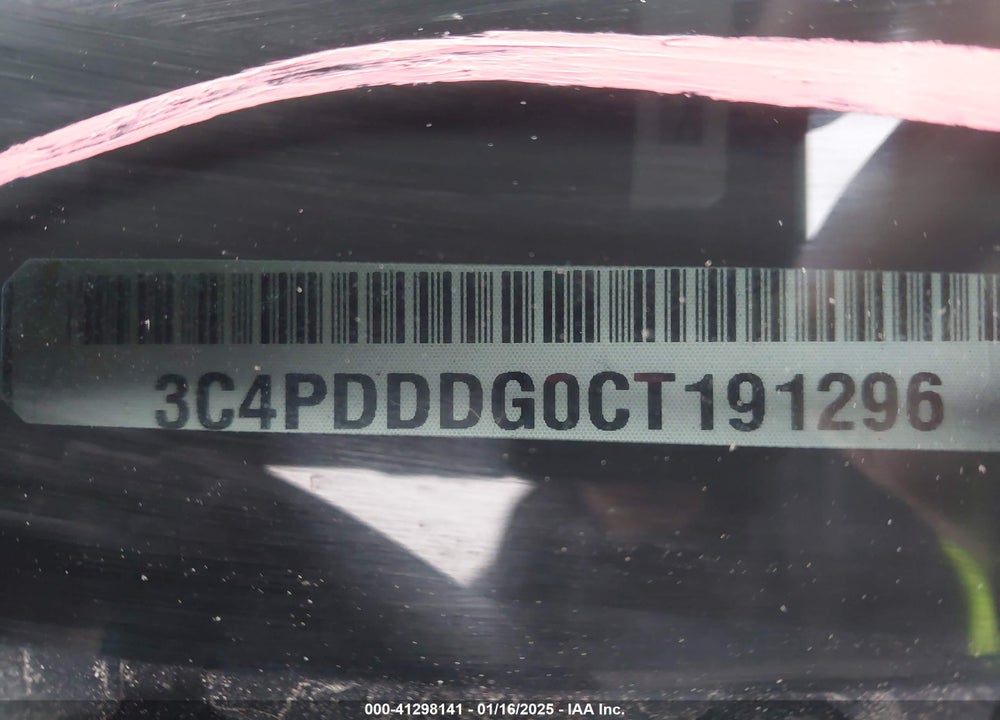 2012 DODGE JOURNEY CREW VIN: 3C4PDDDG0CT191296