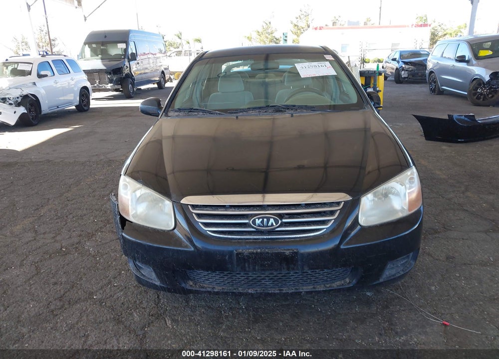 2007 KIA SPECTRA VIN: KNAFE121875486011