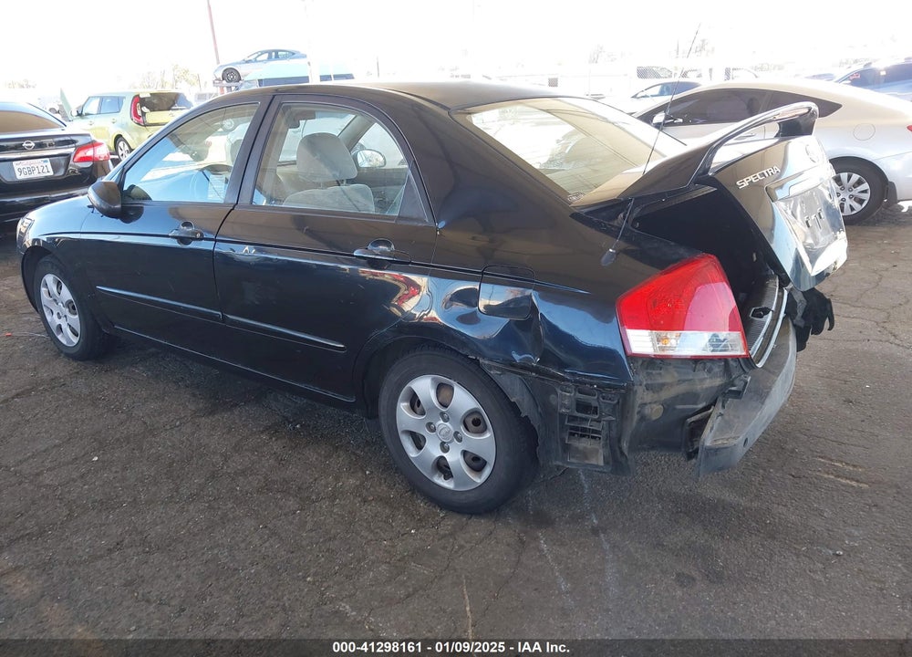 2007 KIA SPECTRA VIN: KNAFE121875486011