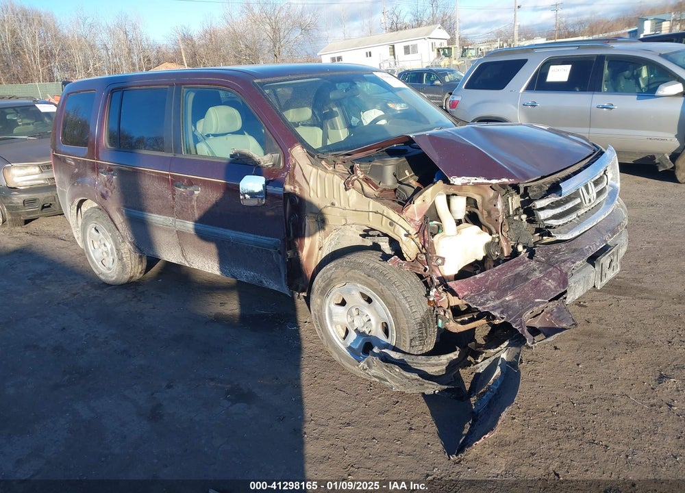 2013 HONDA PILOT LX VIN: 5FNYF4H23DB074986