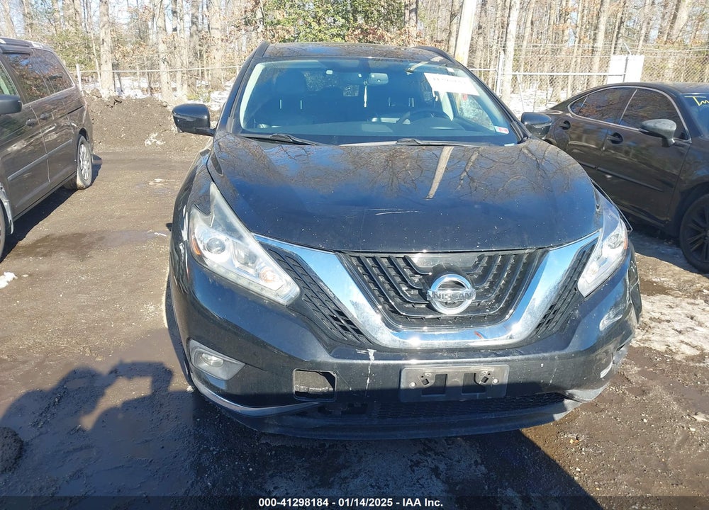 2017 NISSAN MURANO PLATINUM VIN: 5N1AZ2MH1HN139408