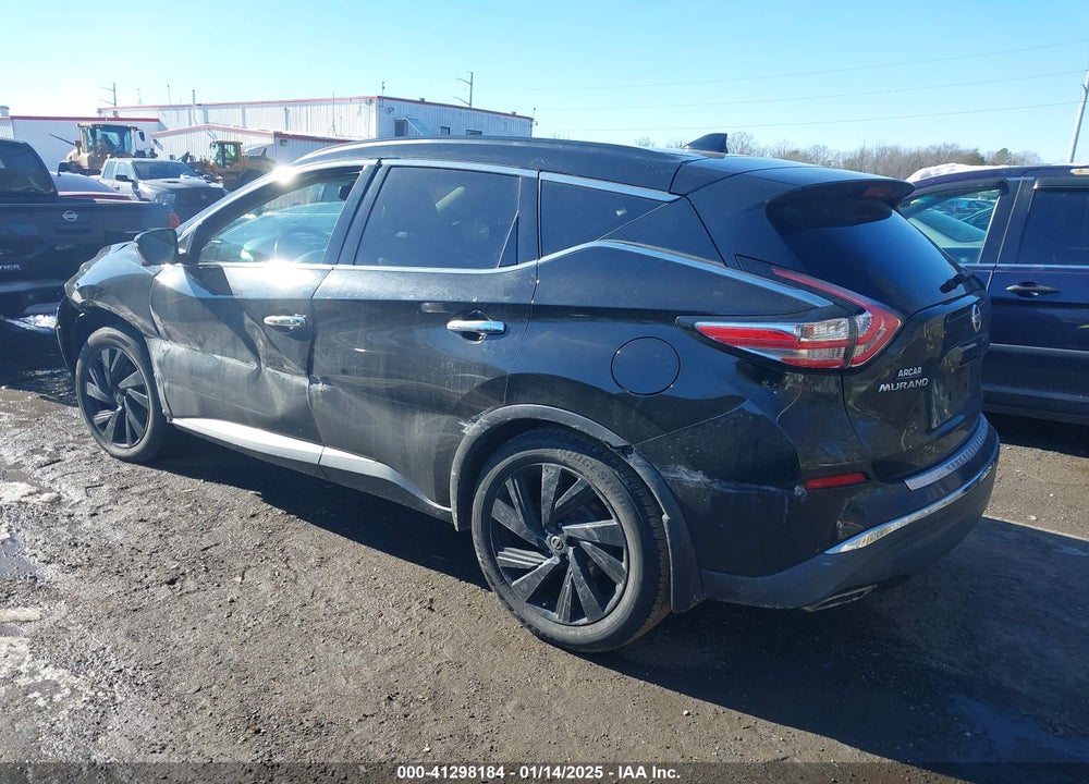2017 NISSAN MURANO PLATINUM VIN: 5N1AZ2MH1HN139408