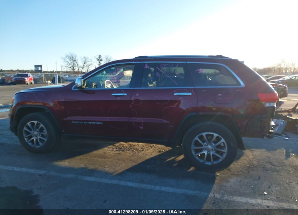 2016 JEEP GRAND CHEROKEE LIMITED VIN: 1C4RJFBG6GC472164