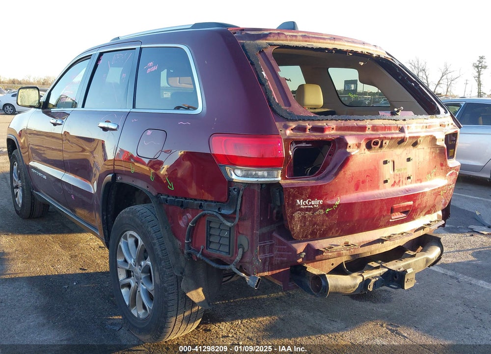 2016 JEEP GRAND CHEROKEE LIMITED VIN: 1C4RJFBG6GC472164