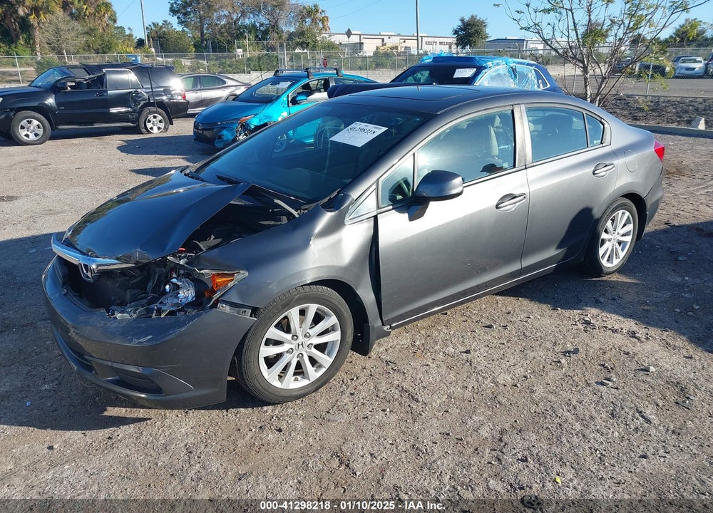 2012 HONDA CIVIC VIN: 2HGFB2F93CH508700