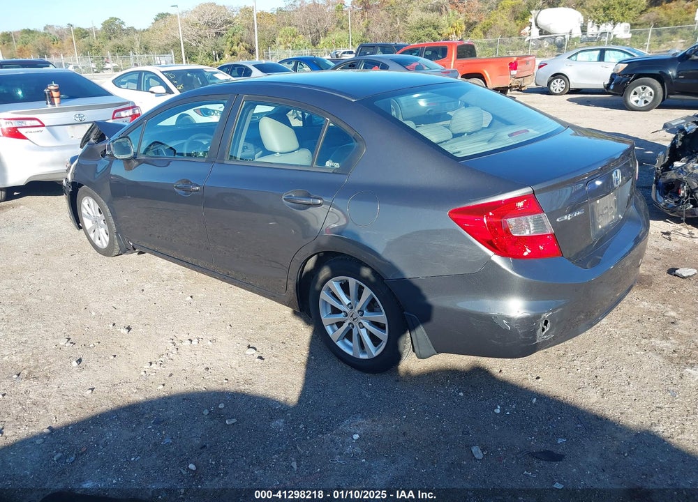 2012 HONDA CIVIC VIN: 2HGFB2F93CH508700