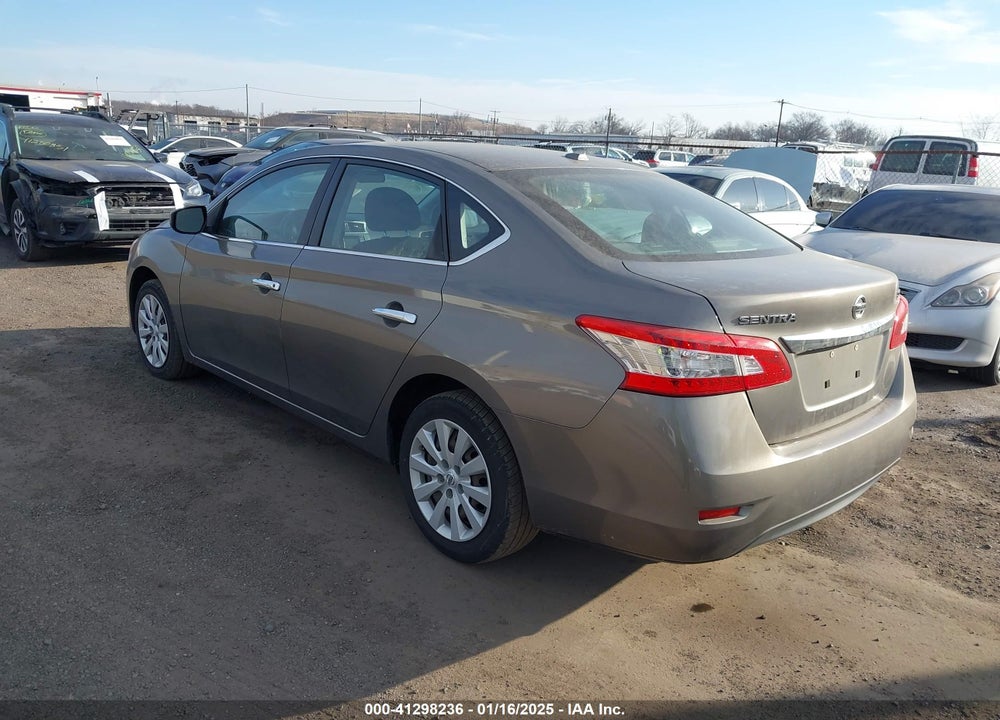 2015 NISSAN SENTRA SV VIN: 3N1AB7AP0FL629646