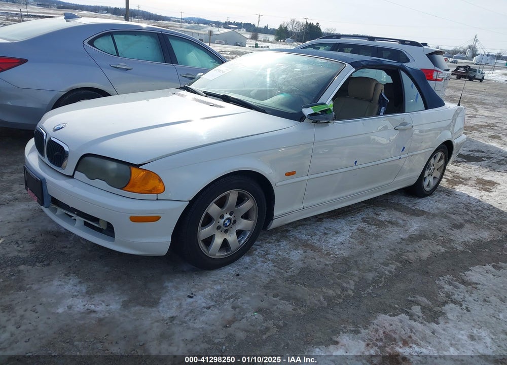 2001 BMW 325CI VIN: WBABS33421JY55309