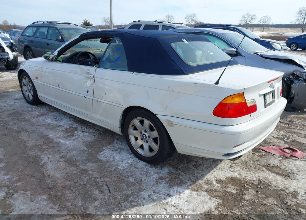 2001 BMW 325CI VIN: WBABS33421JY55309