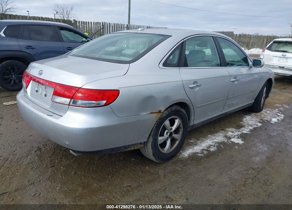 2007 HYUNDAI AZERA GLS VIN: KMHFC46D57A203467