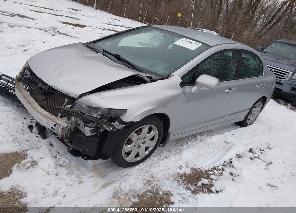 2009 HONDA CIVIC LX VIN: 1HGFA165X9L018664