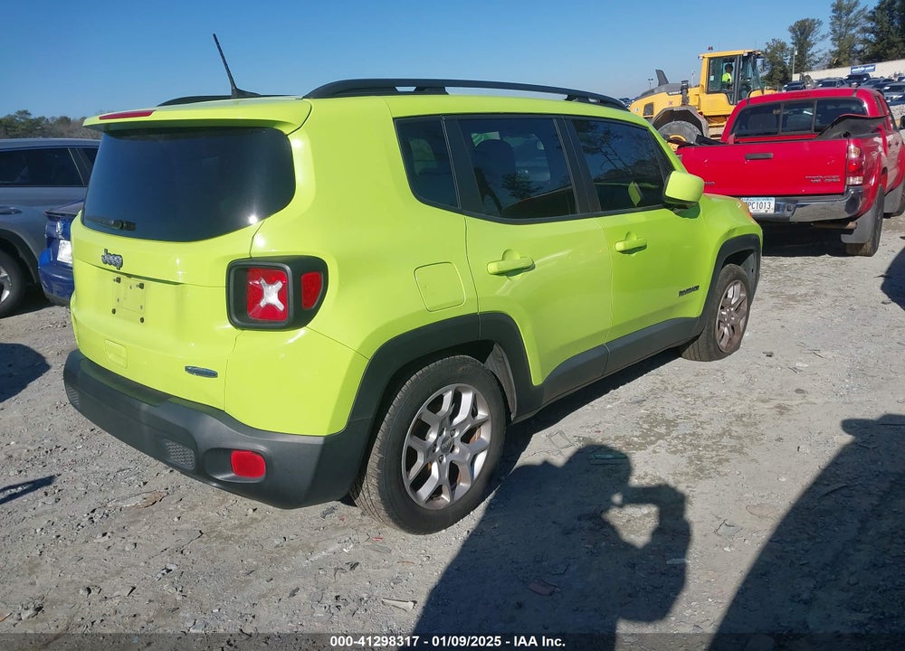 2018 JEEP RENEGADE LATITUDE FWD VIN: ZACCJABB9JPJ71823