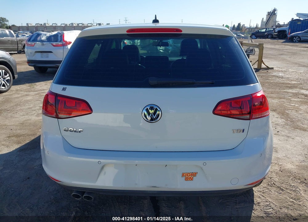 2015 VOLKSWAGEN GOLF VIN: 3VW2A7AU8FM073328