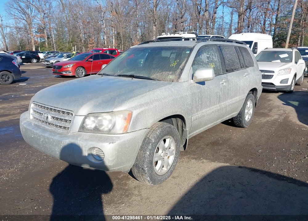 2003 TOYOTA HIGHLANDER V6 VIN: JTEGF21A030119554