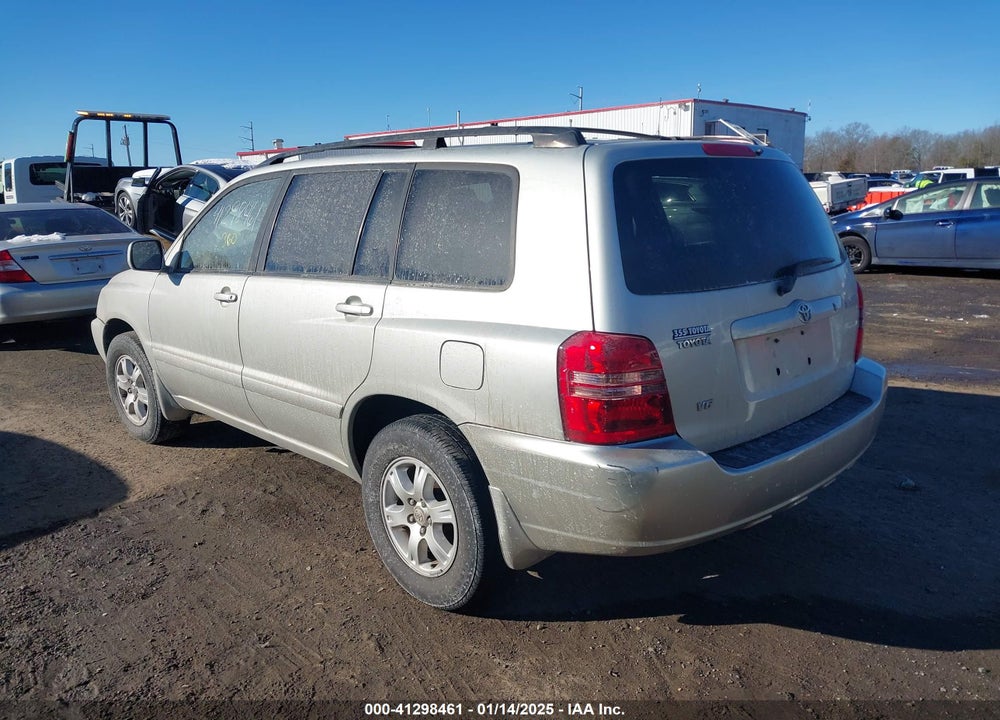 2003 TOYOTA HIGHLANDER V6 VIN: JTEGF21A030119554