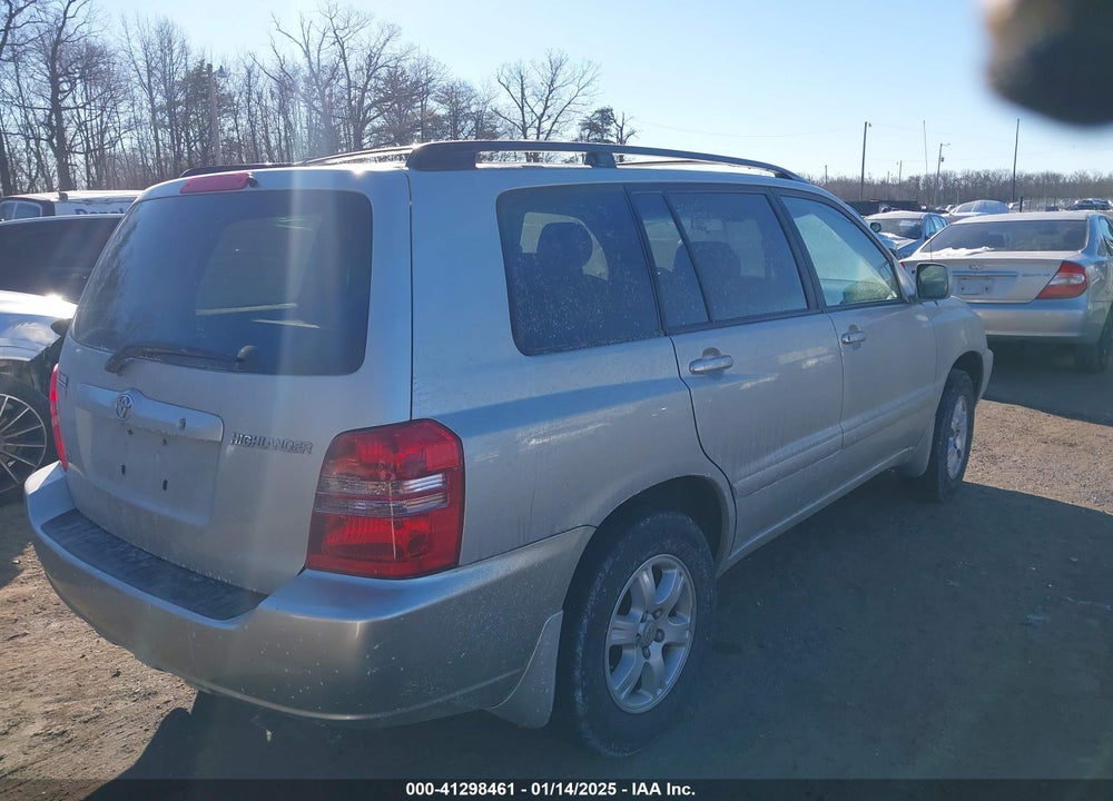 2003 TOYOTA HIGHLANDER V6 VIN: JTEGF21A030119554
