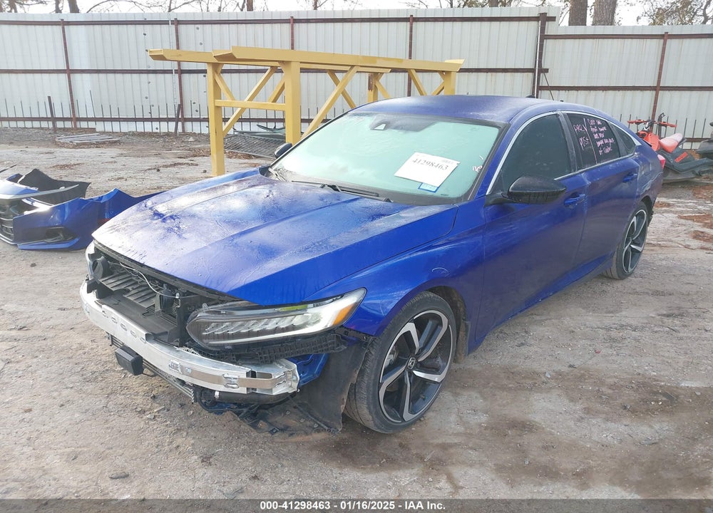 2022 HONDA ACCORD VIN: 1HGCV1F43NA091167