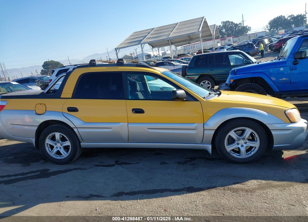 2003 SUBARU BAJA SPORT VIN: 4S4BT62C636110414