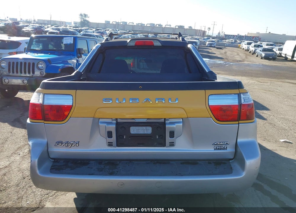 2003 SUBARU BAJA SPORT VIN: 4S4BT62C636110414