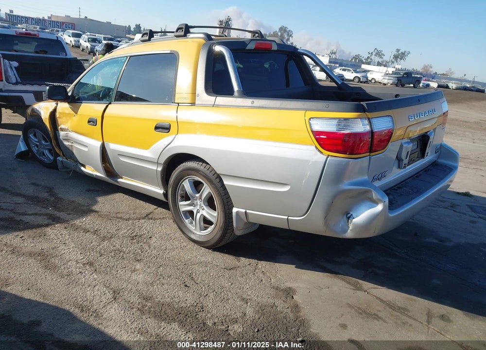 2003 SUBARU BAJA SPORT VIN: 4S4BT62C636110414