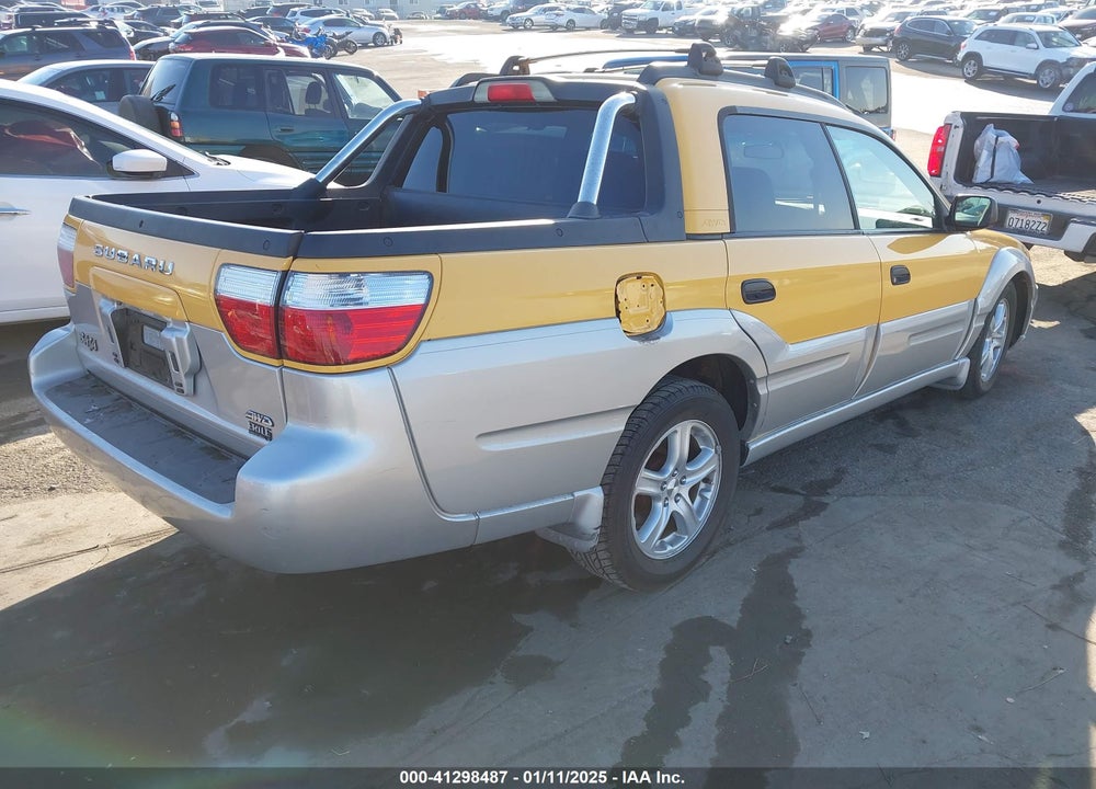 2003 SUBARU BAJA SPORT VIN: 4S4BT62C636110414