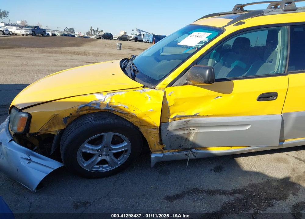 2003 SUBARU BAJA SPORT VIN: 4S4BT62C636110414