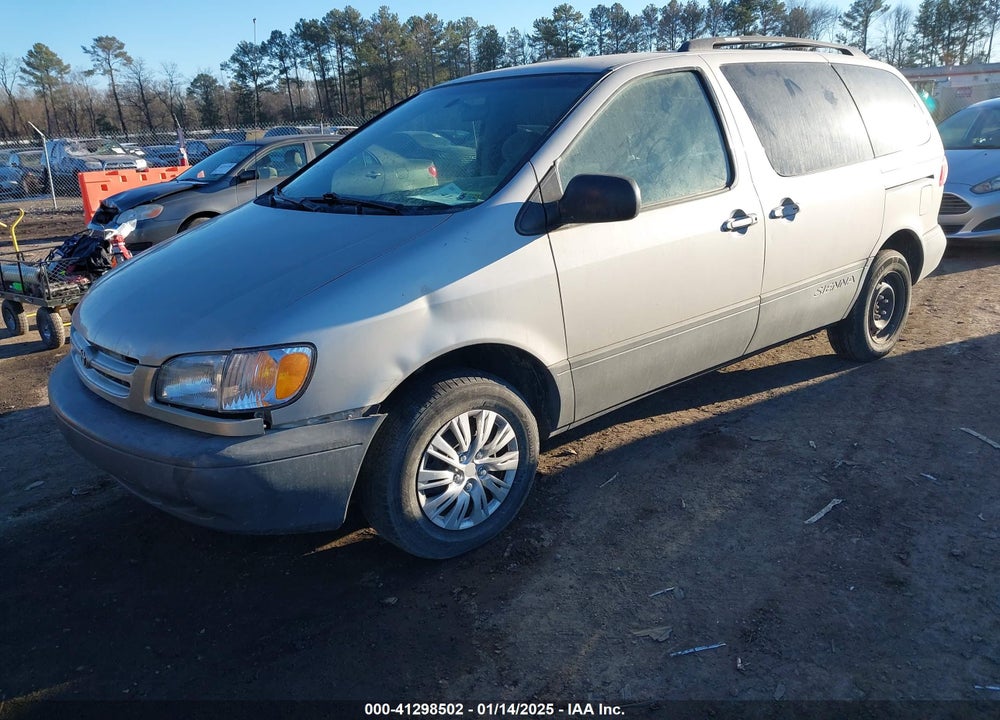 2003 TOYOTA SIENNA LE VIN: 4T3ZF13C63U518020