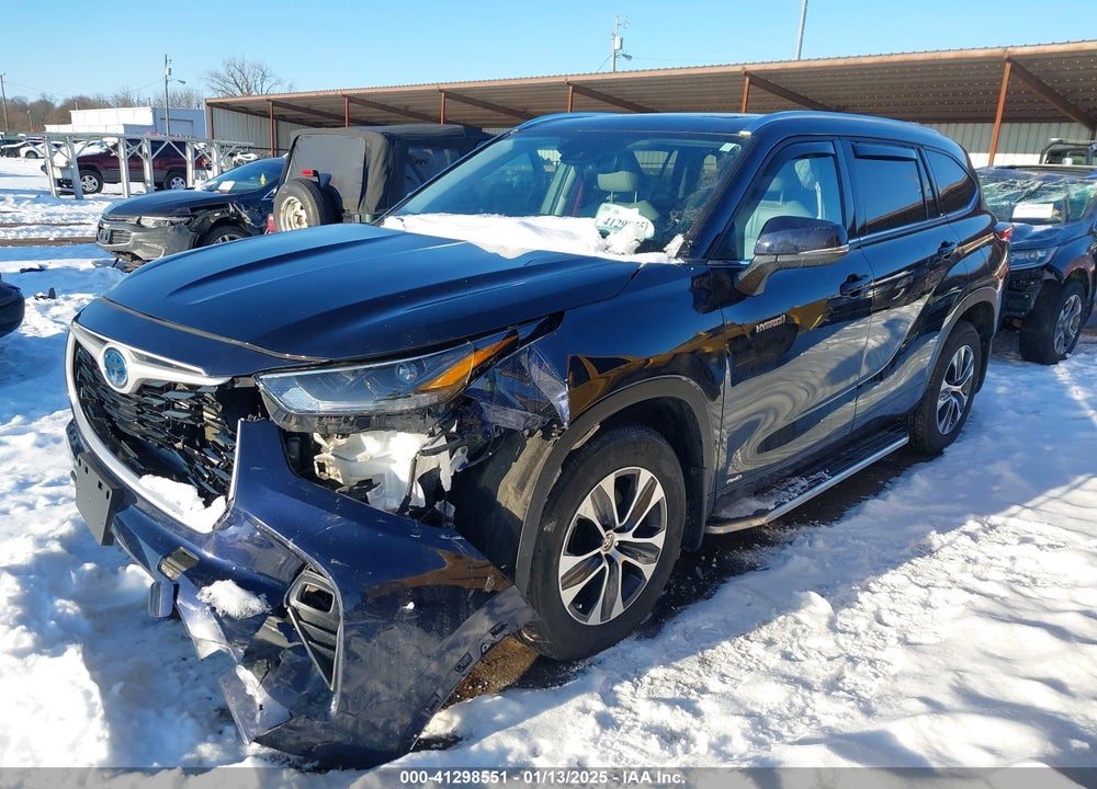 2021 TOYOTA HIGHLANDER HYBRID XLE VIN: 5TDGBRCH3MS536832