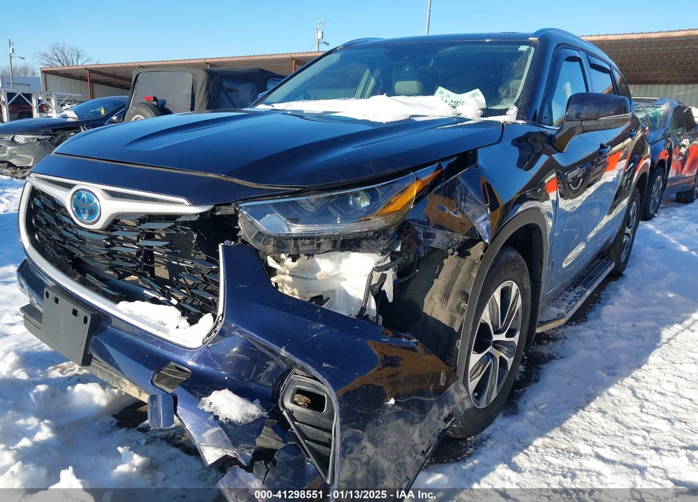 2021 TOYOTA HIGHLANDER HYBRID XLE VIN: 5TDGBRCH3MS536832