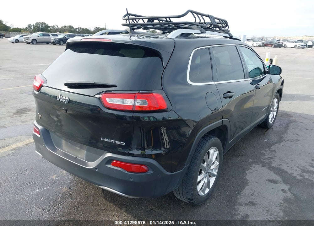 2016 JEEP CHEROKEE LIMITED VIN: 1C4PJLDB9GW257559