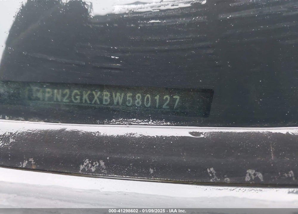 2011 JEEP LIBERTY SPORT VIN: 1J4PN2GKXBW580127