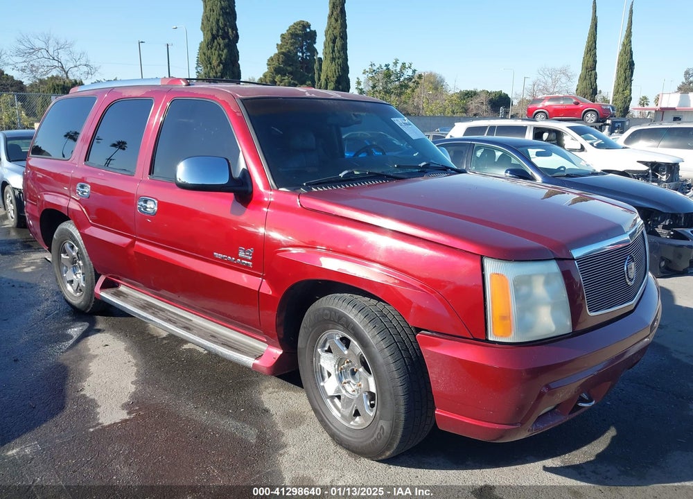 2002 CADILLAC ESCALADE STANDARD VIN: 1GYEC63TX2R106261