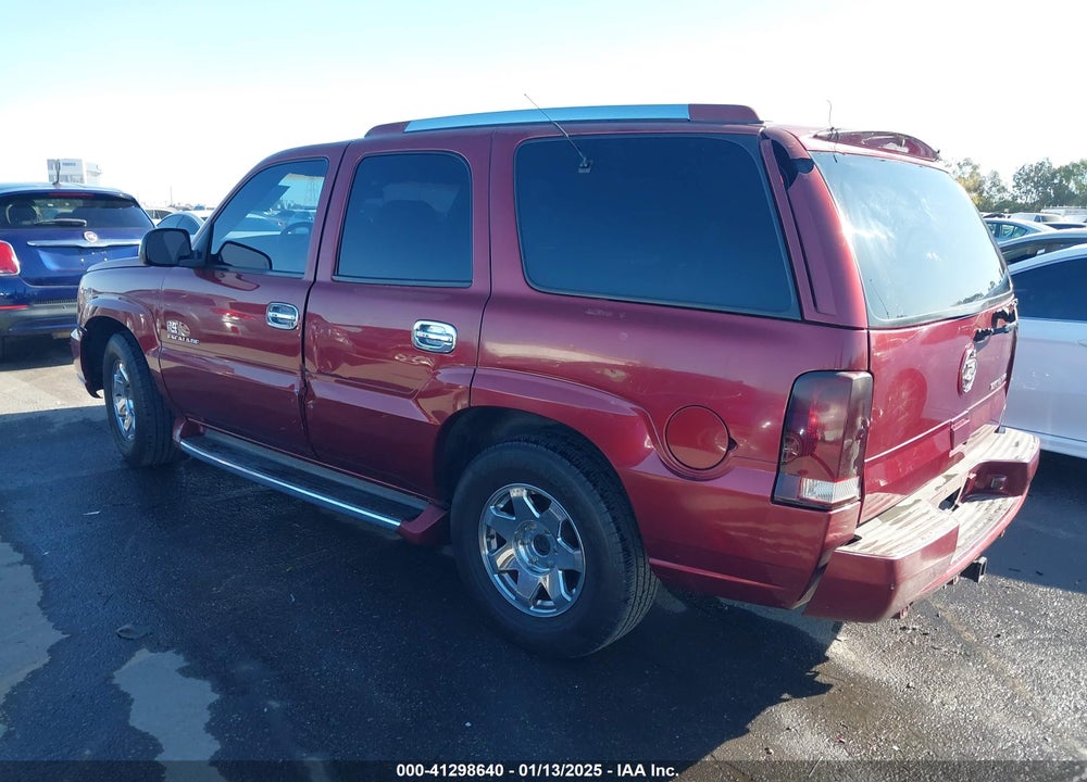 2002 CADILLAC ESCALADE STANDARD VIN: 1GYEC63TX2R106261