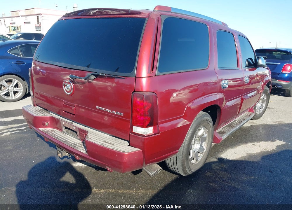 2002 CADILLAC ESCALADE STANDARD VIN: 1GYEC63TX2R106261