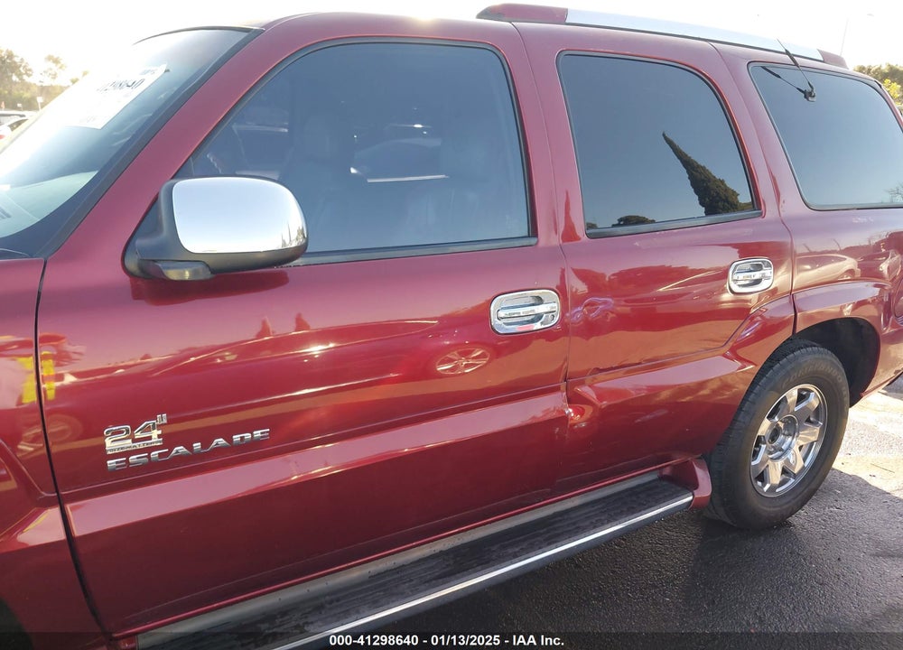 2002 CADILLAC ESCALADE STANDARD VIN: 1GYEC63TX2R106261