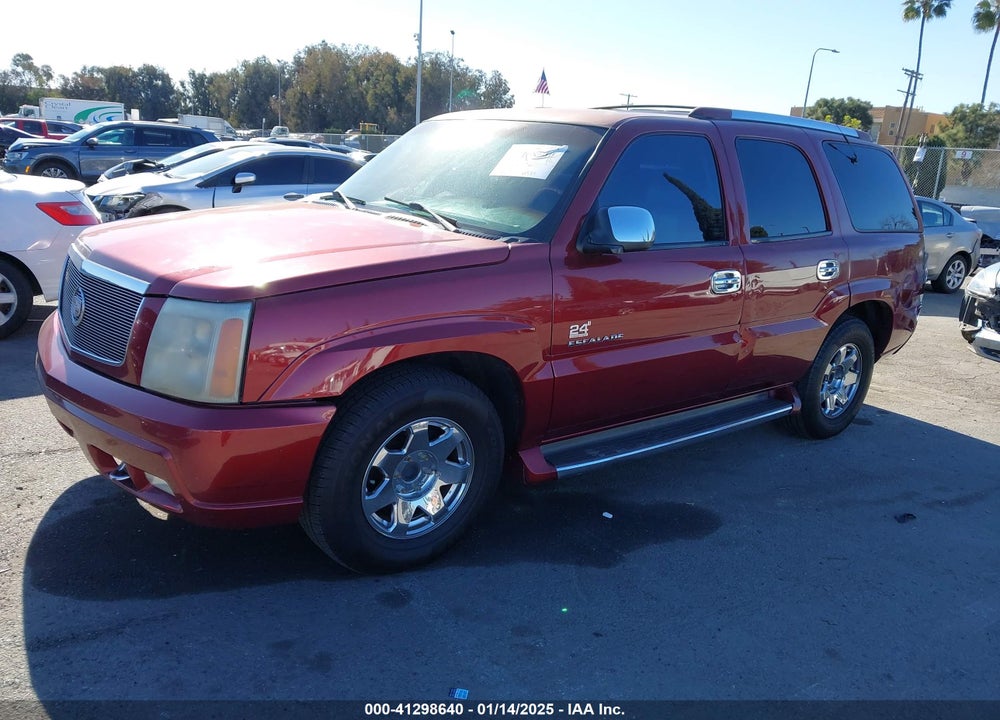2002 CADILLAC ESCALADE STANDARD VIN: 1GYEC63TX2R106261