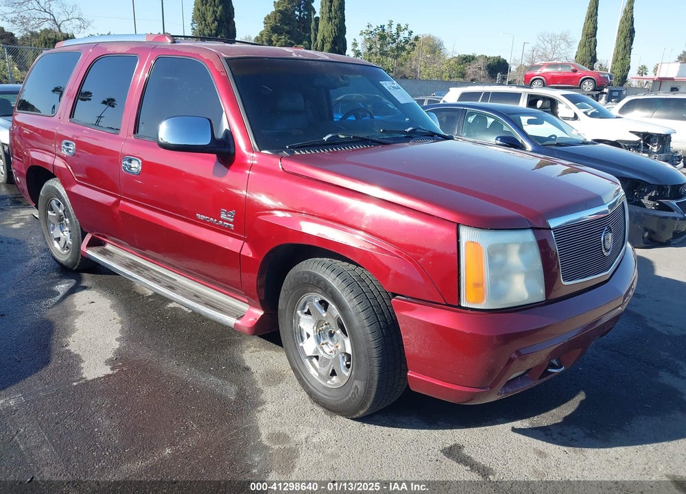 2002 CADILLAC ESCALADE STANDARD VIN: 1GYEC63TX2R106261