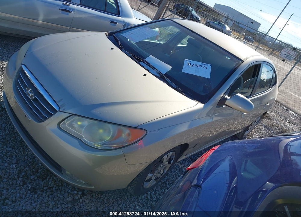 2009 HYUNDAI ELANTRA VIN: KMHDU46D59U767710