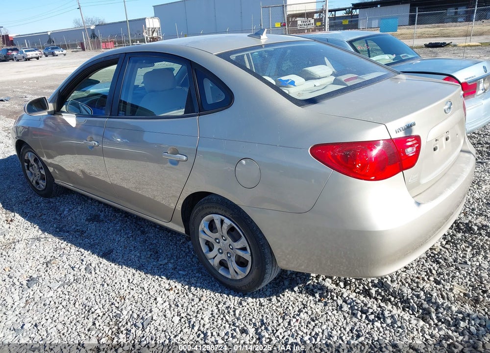 2009 HYUNDAI ELANTRA VIN: KMHDU46D59U767710