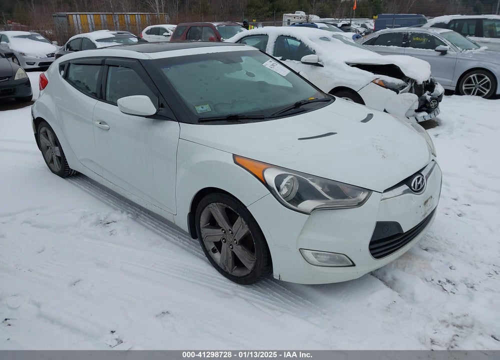 2012 HYUNDAI VELOSTER RED INT VIN: KMHTC6AD4CU067010