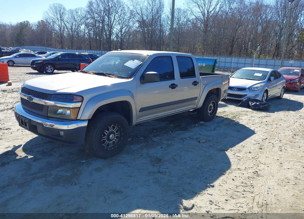 2008 CHEVROLET COLORADO LT VIN: 1GCDS43E088212405