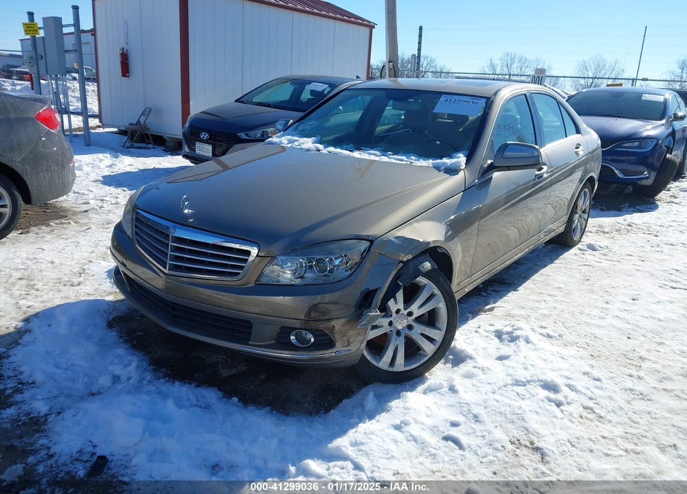 2008 MERCEDES-BENZ C VIN: WDDGF54X58F056841