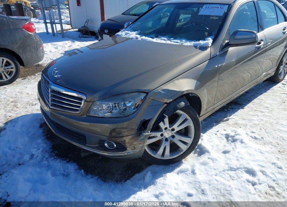 2008 MERCEDES-BENZ C VIN: WDDGF54X58F056841